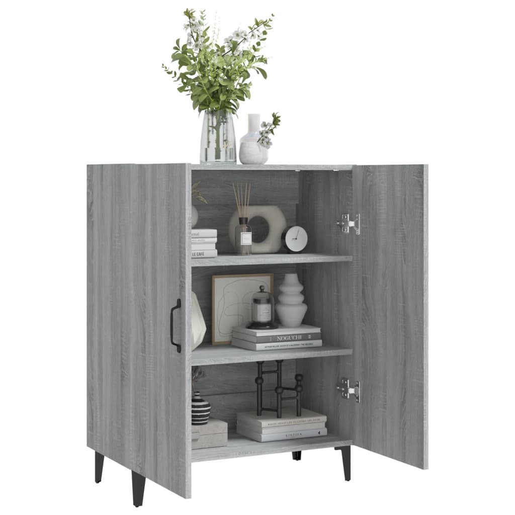 Sideboard Grau Sonoma 70x34x90 cm Holzwerkstoff